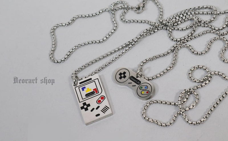 Deorart,ディオラート,シルバー,ネックレス,ゲーム,レトロ,地雷系,Y2K,ゴシック,GOTH,ホラー,オカルト,メンズ,レディス,ユニセックス