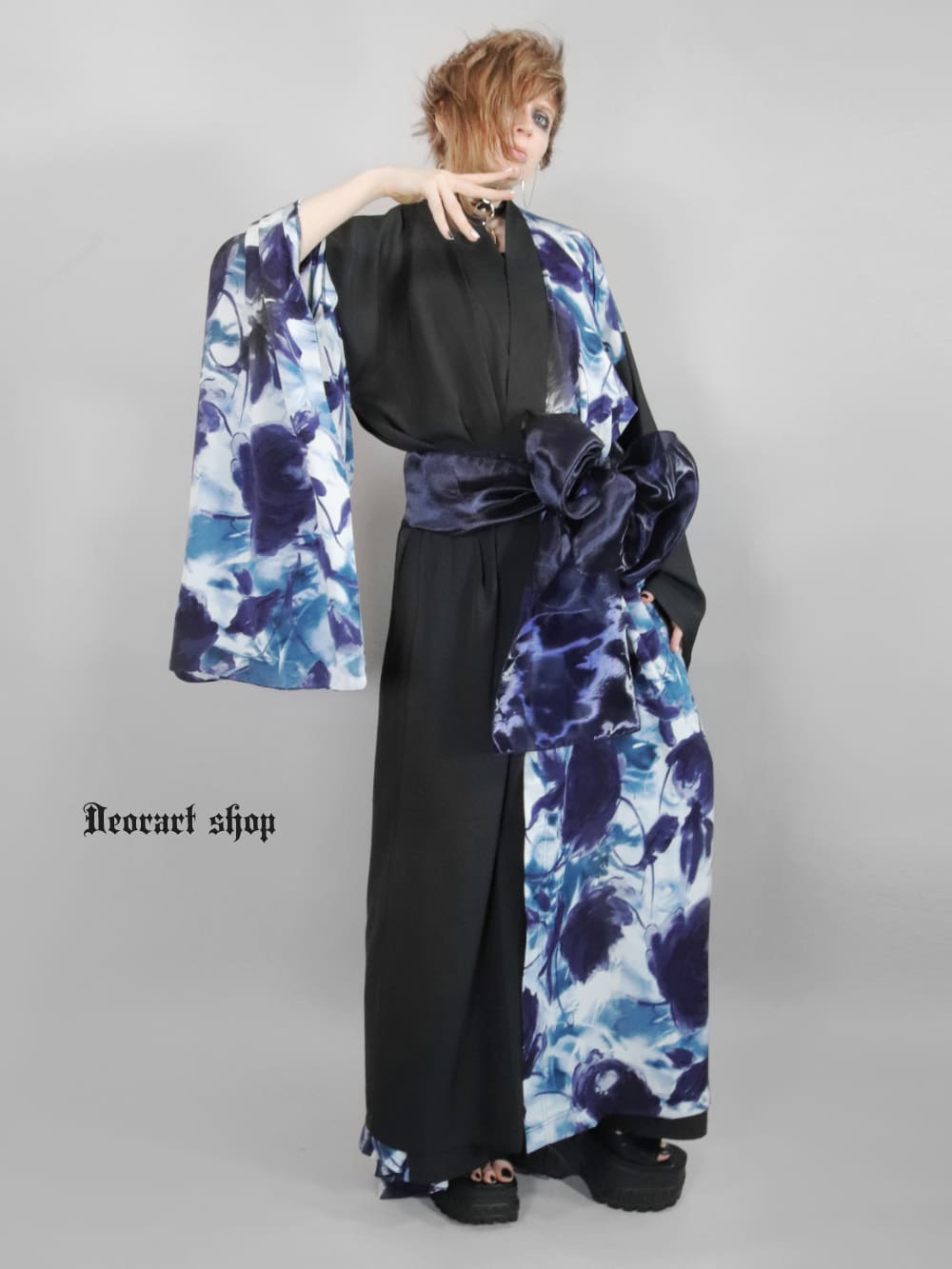 Deorart,ディオラート,和柄,着物袖,和風浴衣,和柄,カーディガン,和装衣装,和ゴス,和楽器,ライブ,服,花魁,遊郭,服ファッション, カッコイイ,かっこいい,男,女,メンズ,レディス,Vkei,anime,goth,emo,fashion,japan,kimono,Jrock