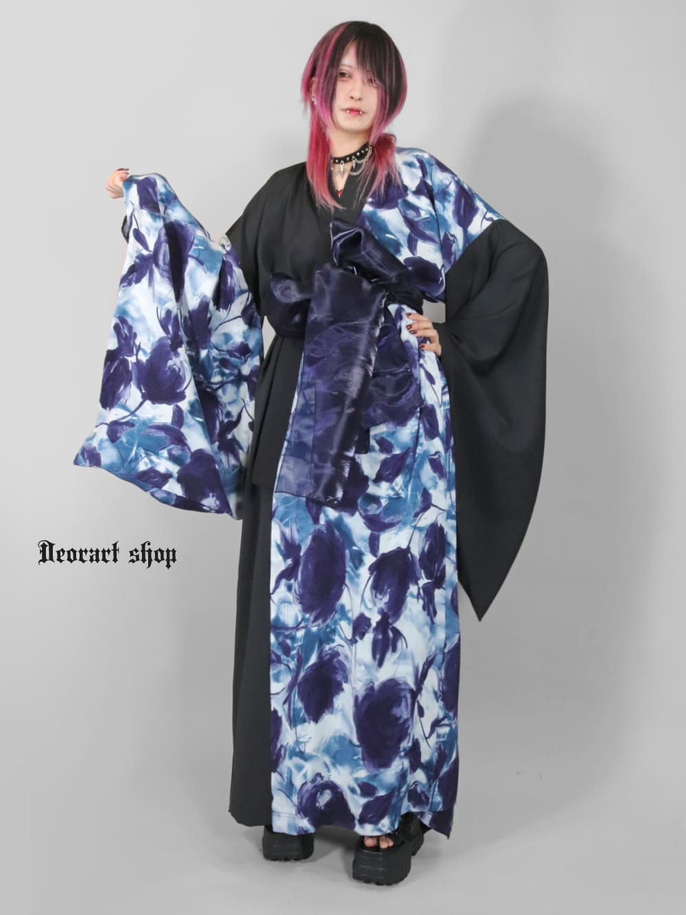 Deorart,ディオラート,和柄,着物袖,和風浴衣,和柄,カーディガン,和装衣装,和ゴス,和楽器,ライブ,服,花魁,遊郭,服ファッション, カッコイイ,かっこいい,男,女,メンズ,レディス,Vkei,anime,goth,emo,fashion,japan,kimono,Jrock