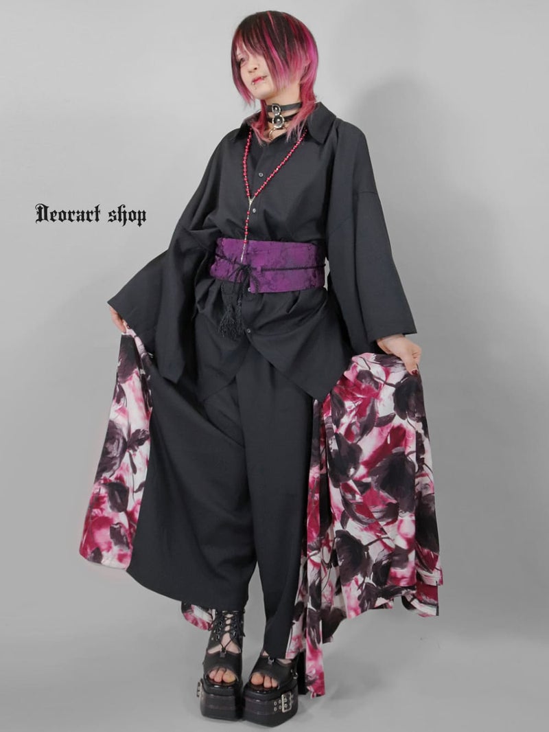 Deorart,ディオラート,和柄,着物袖,和風浴衣,和柄,カーディガン,和装衣装,和ゴス,和楽器,ライブ,服,花魁,遊郭,服ファッション, カッコイイ,かっこいい,男,女,メンズ,レディス,Vkei,anime,goth,emo,fashion,japan,kimono,Jrock