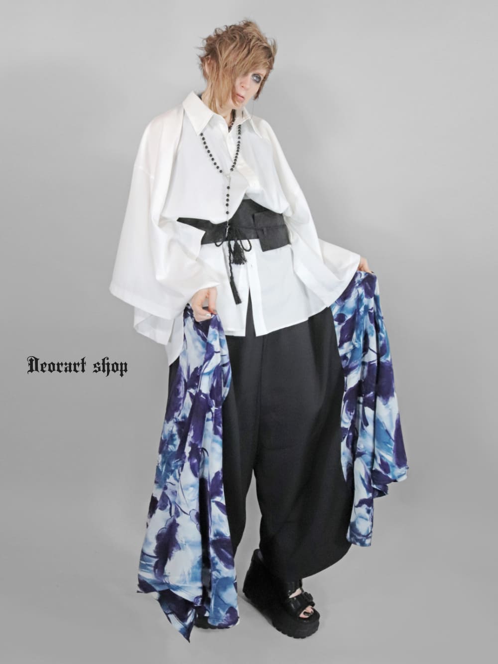 Deorart,ディオラート,和柄,着物袖,和風浴衣,和柄,カーディガン,和装衣装,和ゴス,和楽器,ライブ,服,花魁,遊郭,服ファッション, カッコイイ,かっこいい,男,女,メンズ,レディス,Vkei,anime,goth,emo,fashion,japan,kimono,Jrock