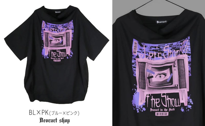 Deorart,ディオラート,通販,レトロ,テレビ,TV,目玉,ホラー,ファッション,Tシャツ,オーバーサイズ,BIGサイズ,ゴス,ゴシック,メンズ,レディス,V系,emo,punk,cyber,japan,fashion,rock,harajyuku,大きいサイズ,モード,服