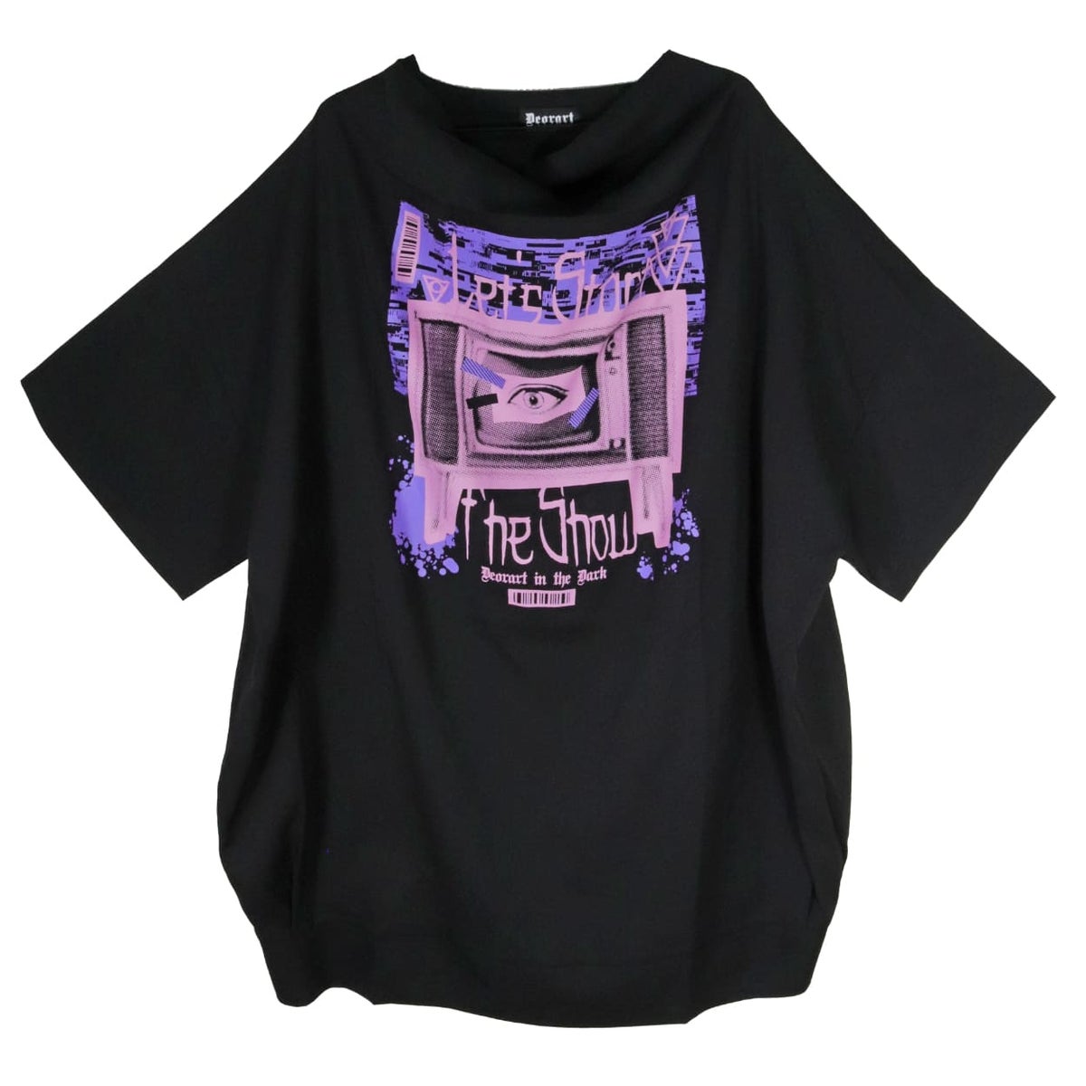 Deorart,ディオラート,通販,レトロ,テレビ,TV,目玉,ホラー,ファッション,Tシャツ,オーバーサイズ,BIGサイズ,ゴス,ゴシック,メンズ,レディス,V系,emo,punk,cyber,japan,fashion,rock,harajyuku,大きいサイズ,モード,服