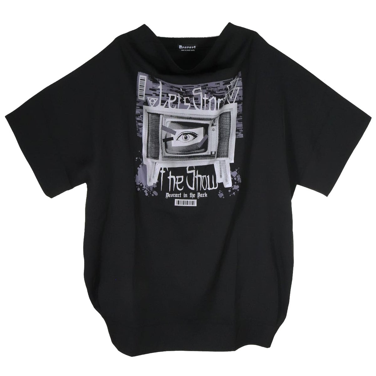 Deorart,ディオラート,通販,レトロ,テレビ,TV,目玉,ホラー,ファッション,Tシャツ,オーバーサイズ,BIGサイズ,ゴス,ゴシック,メンズ,レディス,V系,emo,punk,cyber,japan,fashion,rock,harajyuku,大きいサイズ,モード,服
