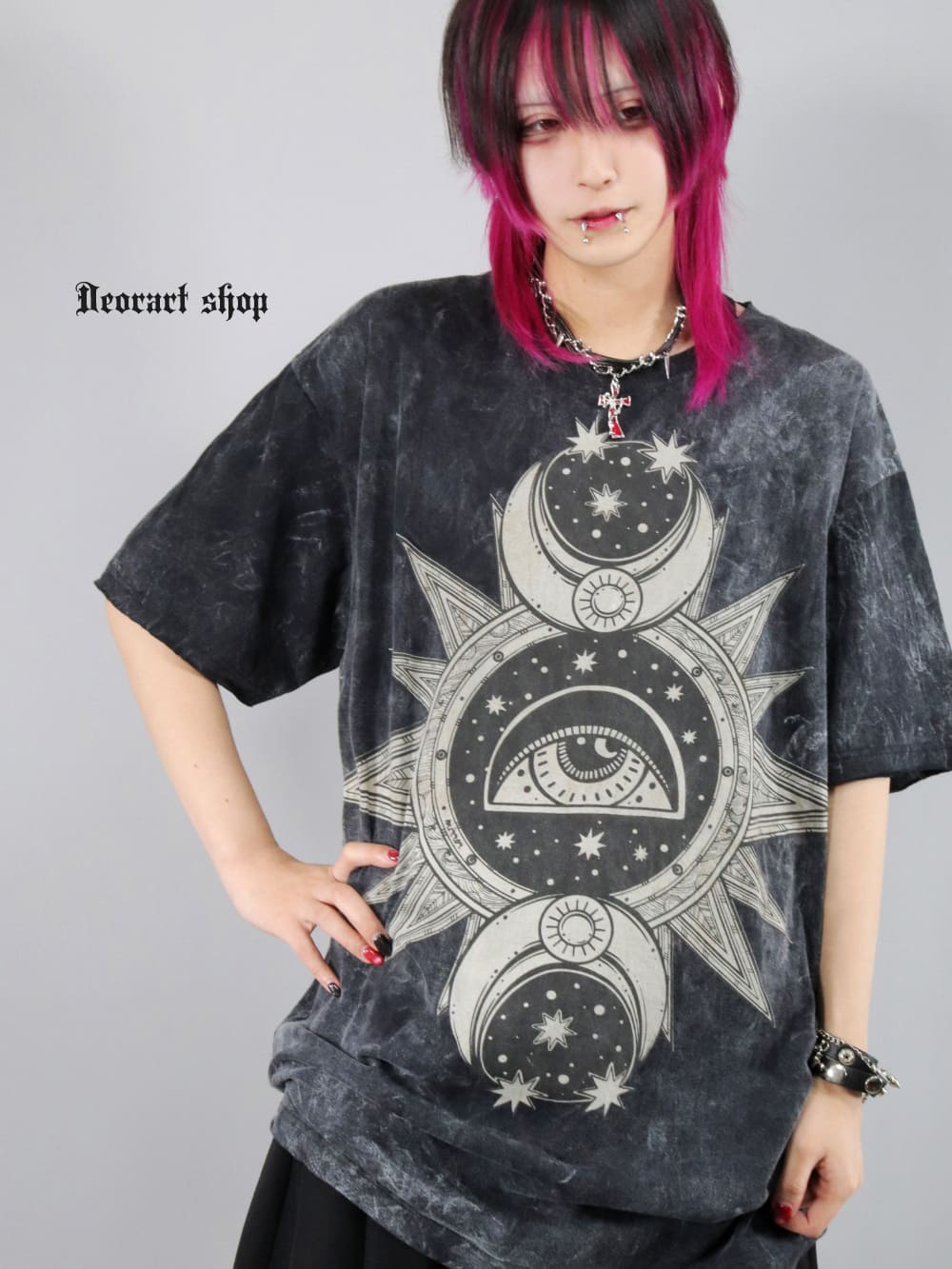 IPT104 ブリーチ・オーバーサイズTシャツ [ ゴシック・アイ