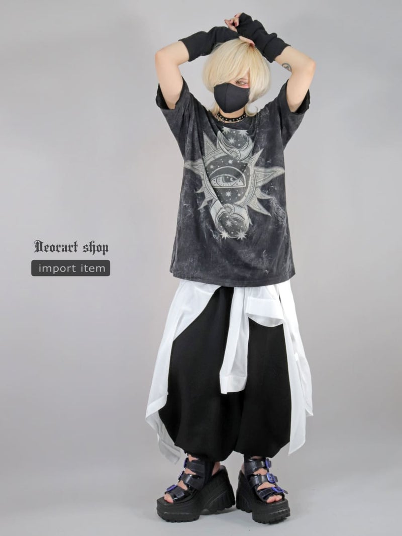 Deorart,ディオラート,通販,ファッション,Tシャツ,オーバーサイズ,ムラ染め,タイダイ,古着,ヴィンテージ,日本未発売,サイバーファッション,ゴス,ゴシック,クトゥルフ,クラーケン,悪魔,神話,平成レトロ,メンズ,レディス,emo,punk,cyber,japan,fashion,rock,harajyuku,
