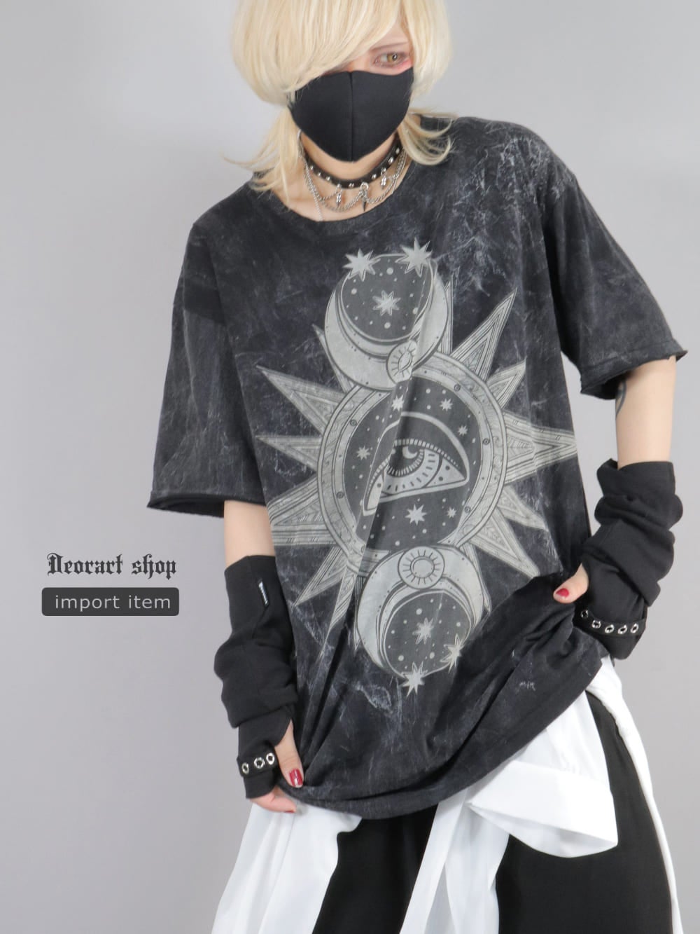 IPT104 ブリーチ・オーバーサイズTシャツ [ ゴシック・アイ