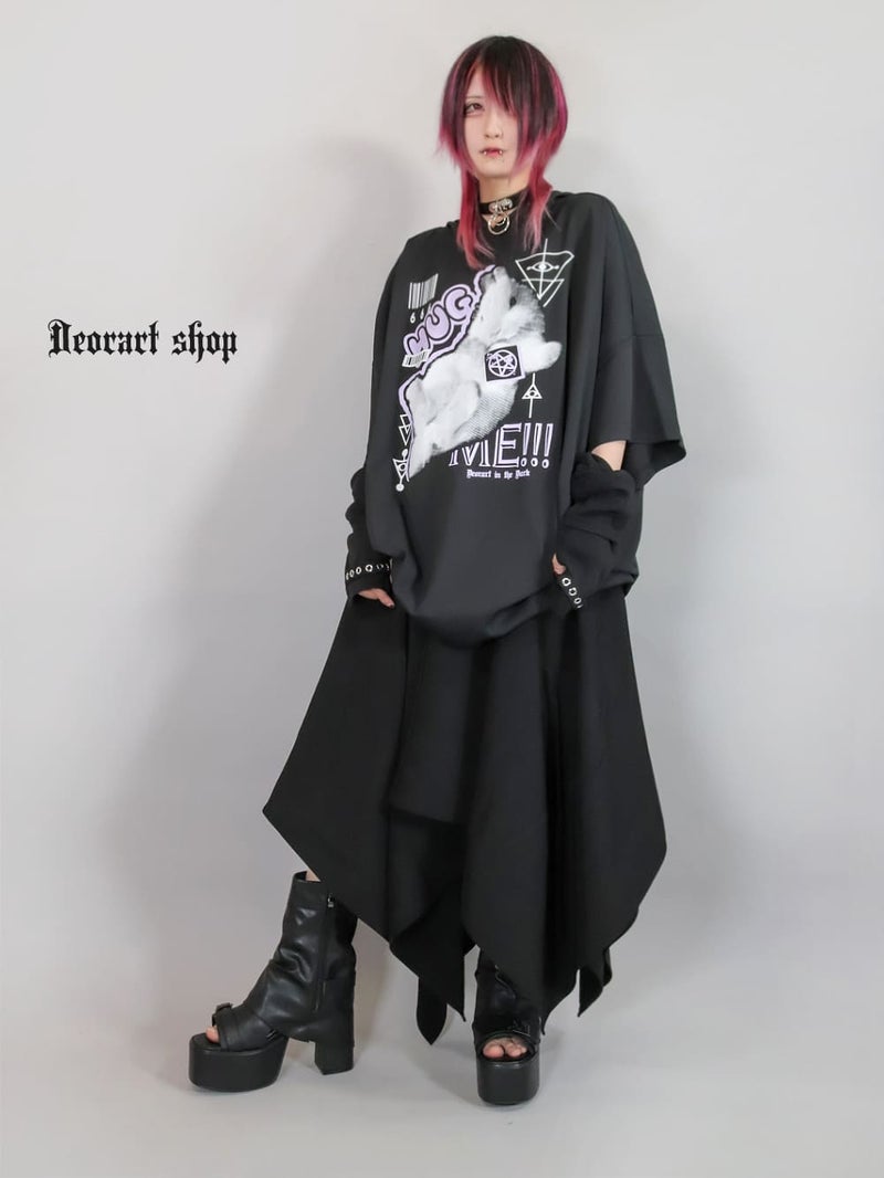 ディオラート,通販,サブカル,うさぎ,ウサギ,ラビット,魔女,魔法使い,魔道士,ファンタジー,ファッション,Tシャツ,オーバーサイズ,BIGサイズ,ゴス,ゴシック,メンズ,レディス,V系,emo,punk,cyber,japan,fashion,rock,harajyuku,大きいサイズ,モード,服