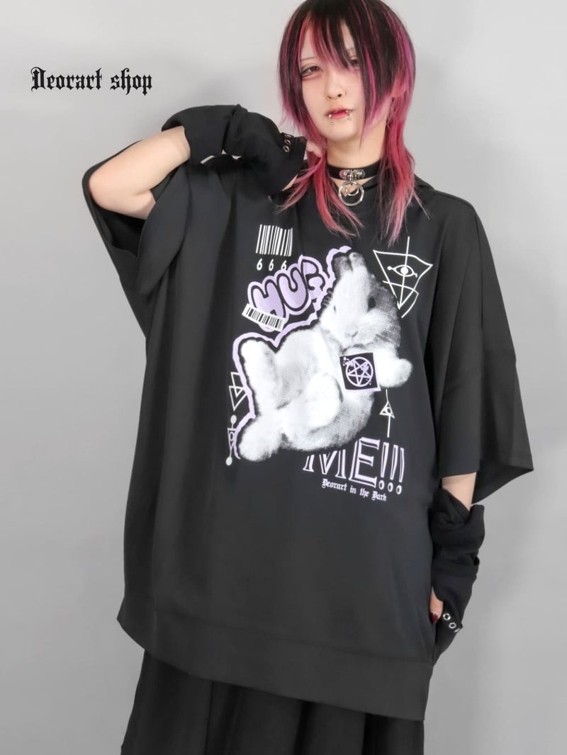 ディオラート,通販,サブカル,うさぎ,ウサギ,ラビット,魔女,魔法使い,魔道士,ファンタジー,ファッション,Tシャツ,オーバーサイズ,BIGサイズ,ゴス,ゴシック,メンズ,レディス,V系,emo,punk,cyber,japan,fashion,rock,harajyuku,大きいサイズ,モード,服