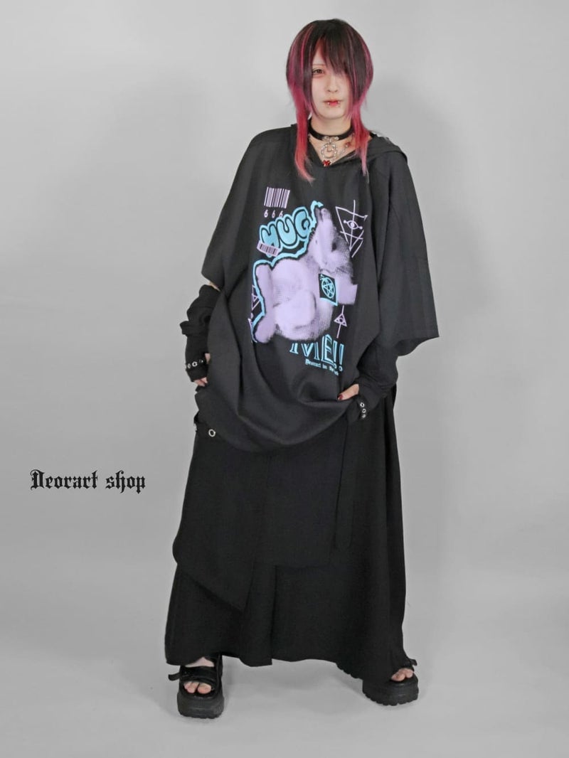 ディオラート,通販,サブカル,うさぎ,ウサギ,ラビット,魔女,魔法使い,魔道士,ファンタジー,ファッション,Tシャツ,オーバーサイズ,BIGサイズ,ゴス,ゴシック,メンズ,レディス,V系,emo,punk,cyber,japan,fashion,rock,harajyuku,大きいサイズ,モード,服