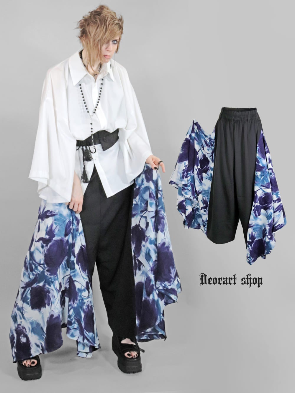 Deorart,ディオラート,和柄,着物袖,和風浴衣,和柄,カーディガン,和装衣装,和ゴス,和楽器,ライブ,服,花魁,遊郭,服ファッション, カッコイイ,かっこいい,男,女,メンズ,レディス,Vkei,anime,goth,emo,fashion,japan,kimono,Jrock