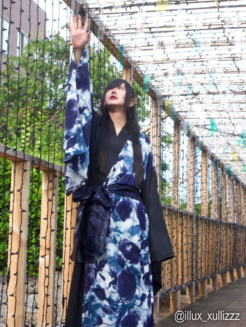 Deorart,ディオラート,和柄,着物袖,和風浴衣,和柄,カーディガン,和装衣装,和ゴス,和楽器,ライブ,服,花魁,遊郭,服ファッション, カッコイイ,かっこいい,男,女,メンズ,レディス,Vkei,anime,goth,emo,fashion,japan,kimono,Jrock
