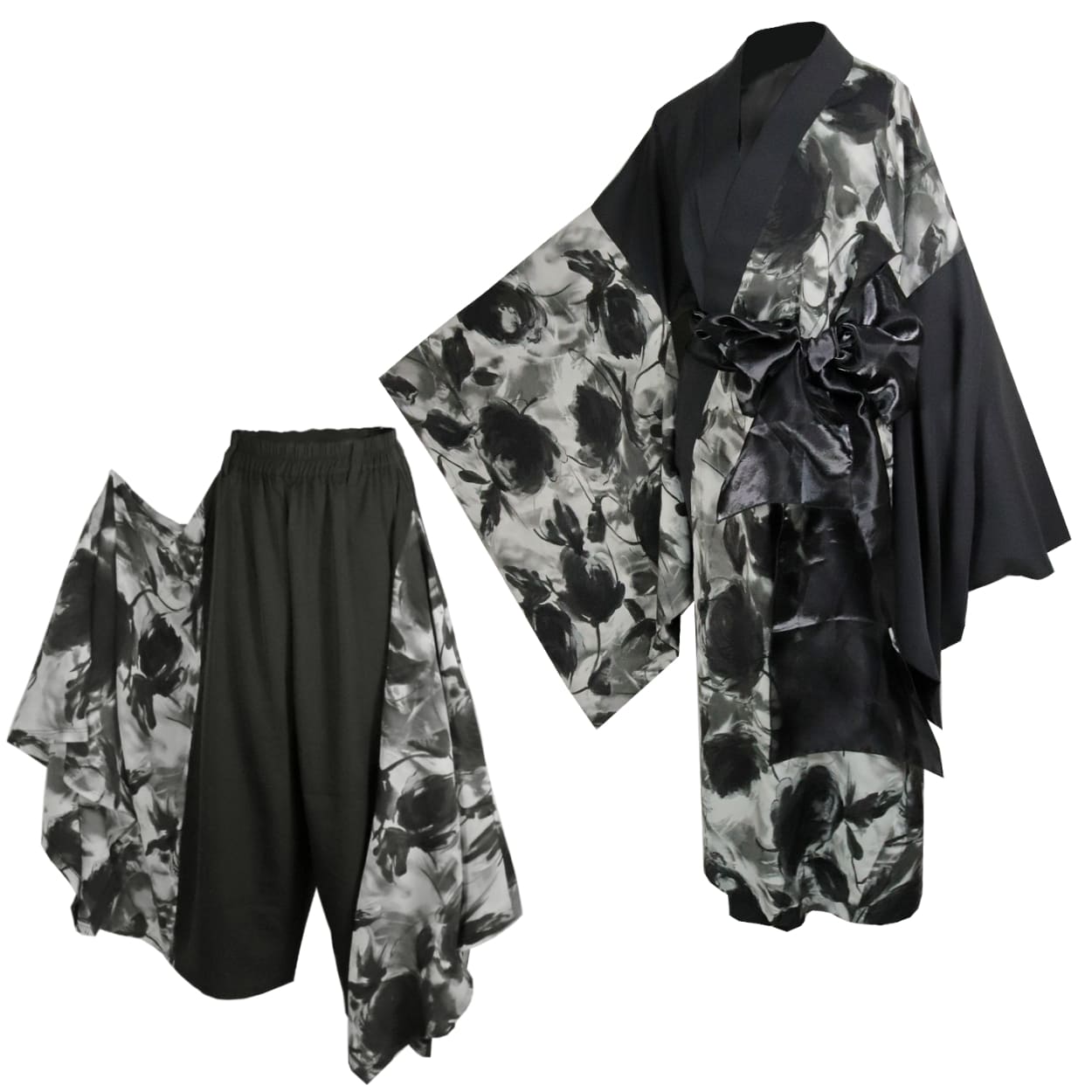 DRT2889set Grunge Rose 浴衣セットアップ [着物・和装・YUKATA