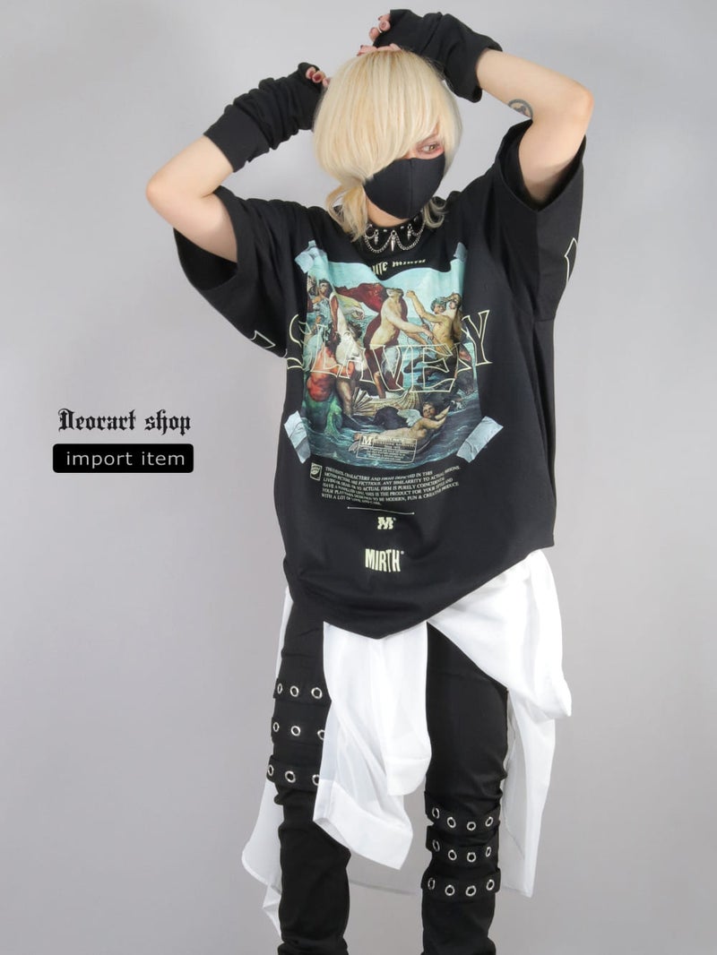 Deorart,ディオラート,通販,レトロ,Y2K,ファッション,Tシャツ,オーバーサイズ,BIGサイズ,古着,ヴィンテージ,日本未発売,ゴス,ゴシック,絵画,バンドT,天使,悪魔,メンズ,レディス,V系,emo,punk,cyber,japan,fashion,rock,harajyuku,大きいサイズ,モード,服
