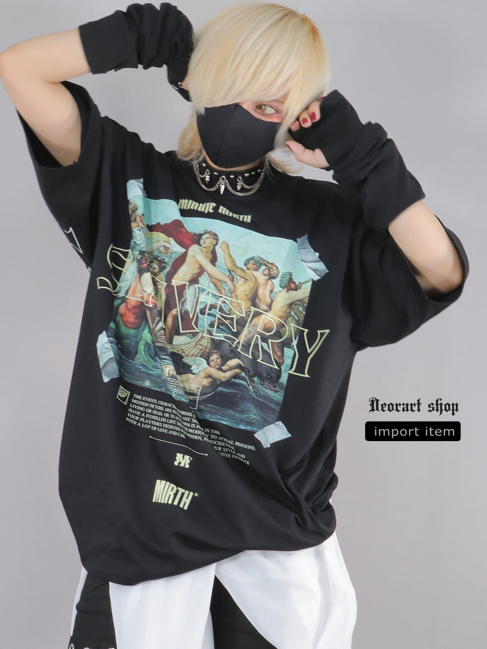 Deorart,ディオラート,通販,レトロ,Y2K,ファッション,Tシャツ,オーバーサイズ,BIGサイズ,古着,ヴィンテージ,日本未発売,ゴス,ゴシック,絵画,バンドT,天使,悪魔,メンズ,レディス,V系,emo,punk,cyber,japan,fashion,rock,harajyuku,大きいサイズ,モード,服