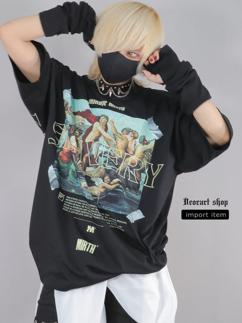 Deorart,ディオラート,通販,レトロ,Y2K,ファッション,Tシャツ,オーバーサイズ,BIGサイズ,古着,ヴィンテージ,日本未発売,ゴス,ゴシック,絵画,バンドT,天使,悪魔,メンズ,レディス,V系,emo,punk,cyber,japan,fashion,rock,harajyuku,大きいサイズ,モード,服