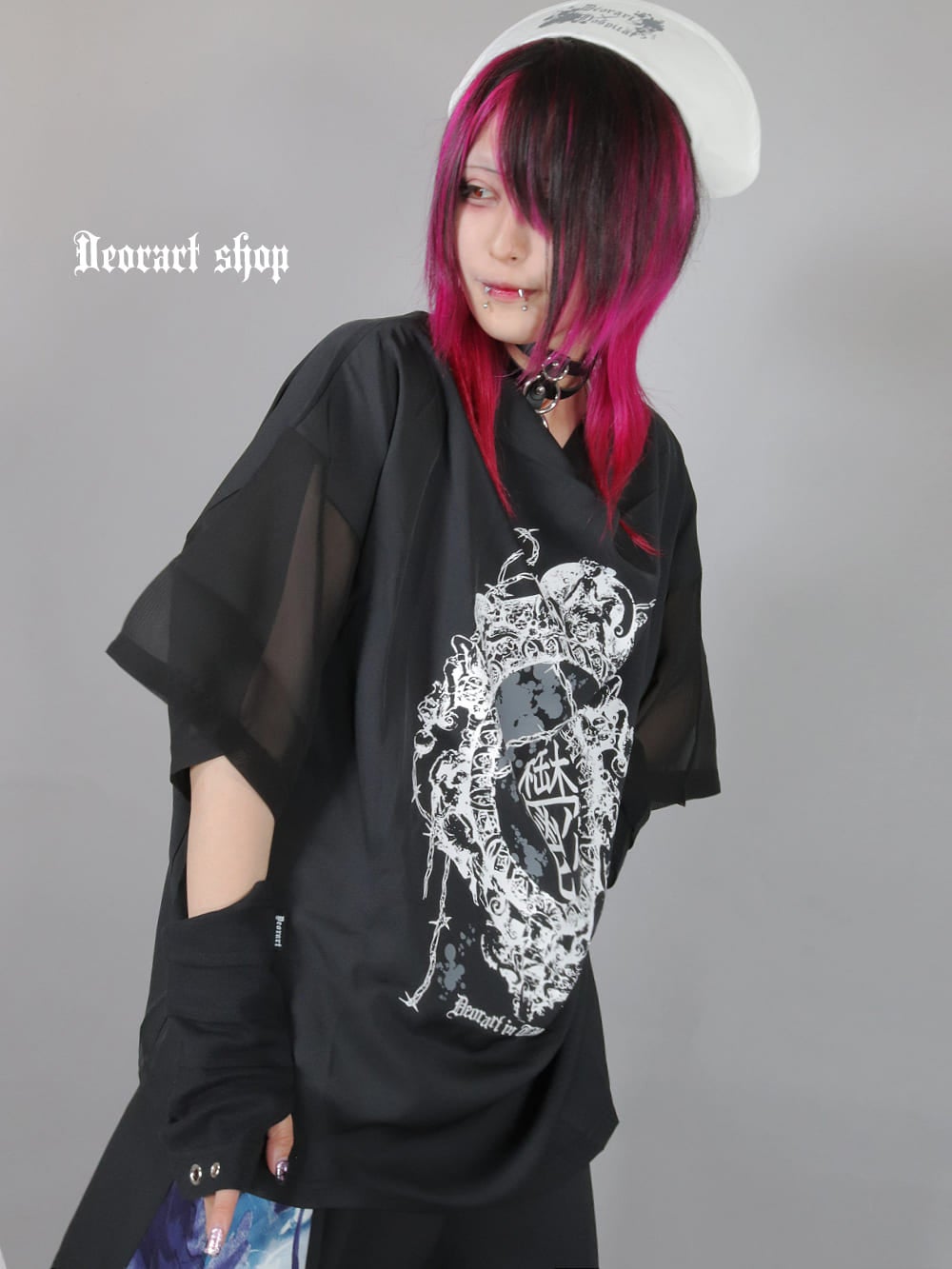 Deorart,ディオラート,通販,地雷系,原宿系,鬱,漢字T,メッセージT,ホラー,ファッション,Tシャツ,オーバーサイズ,BIGサイズ,ゴス,ゴシック,メンズ,レディス,V系,goth,emo,punk,cyber,kanji,japan,fashion,rock,harajyuku,大きいサイズ,モード,服