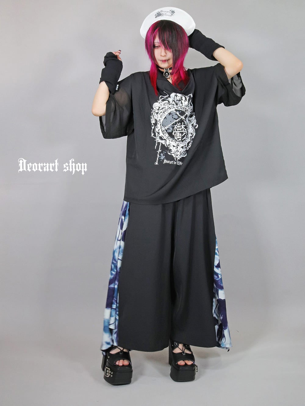 Deorart,ディオラート,通販,地雷系,原宿系,鬱,漢字T,メッセージT,ホラー,ファッション,Tシャツ,オーバーサイズ,BIGサイズ,ゴス,ゴシック,メンズ,レディス,V系,goth,emo,punk,cyber,kanji,japan,fashion,rock,harajyuku,大きいサイズ,モード,服