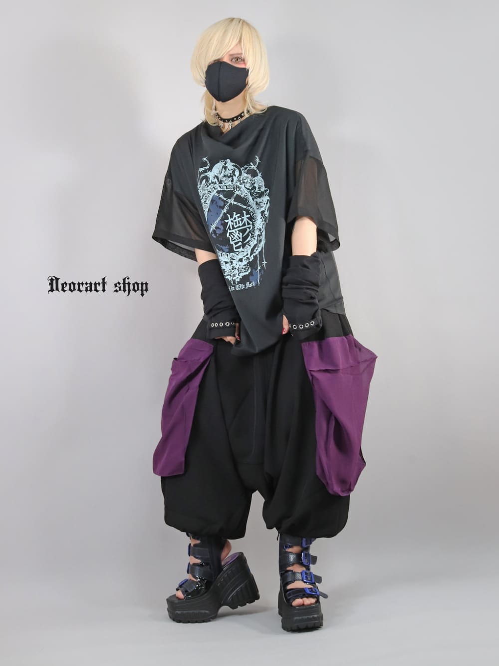 Deorart,ディオラート,通販,地雷系,原宿系,鬱,漢字T,メッセージT,ホラー,ファッション,Tシャツ,オーバーサイズ,BIGサイズ,ゴス,ゴシック,メンズ,レディス,V系,goth,emo,punk,cyber,kanji,japan,fashion,rock,harajyuku,大きいサイズ,モード,服