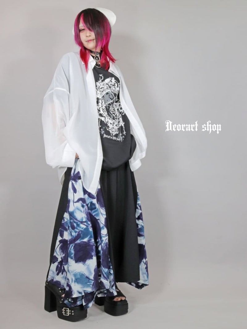 Deorart,ディオラート,通販,地雷系,原宿系,鬱,漢字T,メッセージT,ホラー,ファッション,Tシャツ,オーバーサイズ,BIGサイズ,ゴス,ゴシック,メンズ,レディス,V系,goth,emo,punk,cyber,kanji,japan,fashion,rock,harajyuku,大きいサイズ,モード,服