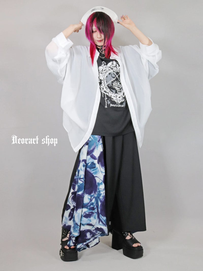 Deorart,ディオラート,通販,地雷系,原宿系,鬱,漢字T,メッセージT,ホラー,ファッション,Tシャツ,オーバーサイズ,BIGサイズ,ゴス,ゴシック,メンズ,レディス,V系,goth,emo,punk,cyber,kanji,japan,fashion,rock,harajyuku,大きいサイズ,モード,服