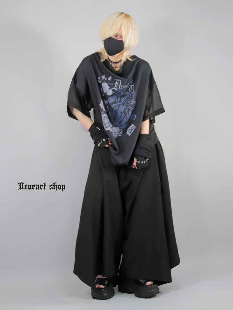 Deorart,ディオラート,通販,地雷系,原宿系,薔薇,バラ,心臓,ホラー,ファッション,Tシャツ,オーバーサイズ,BIGサイズ,ゴス,ゴシック,メンズ,レディス,Vgoth,emo,punk,cyber,japan,fashion,rock,harajyuku,大きいサイズ,モード,服