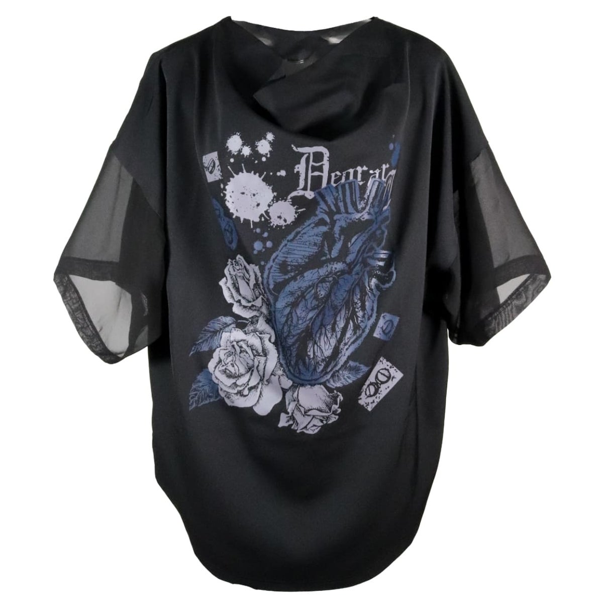 Deorart,ディオラート,通販,地雷系,原宿系,薔薇,バラ,心臓,ホラー,ファッション,Tシャツ,オーバーサイズ,BIGサイズ,ゴス,ゴシック,メンズ,レディス,Vgoth,emo,punk,cyber,japan,fashion,rock,harajyuku,大きいサイズ,モード,服