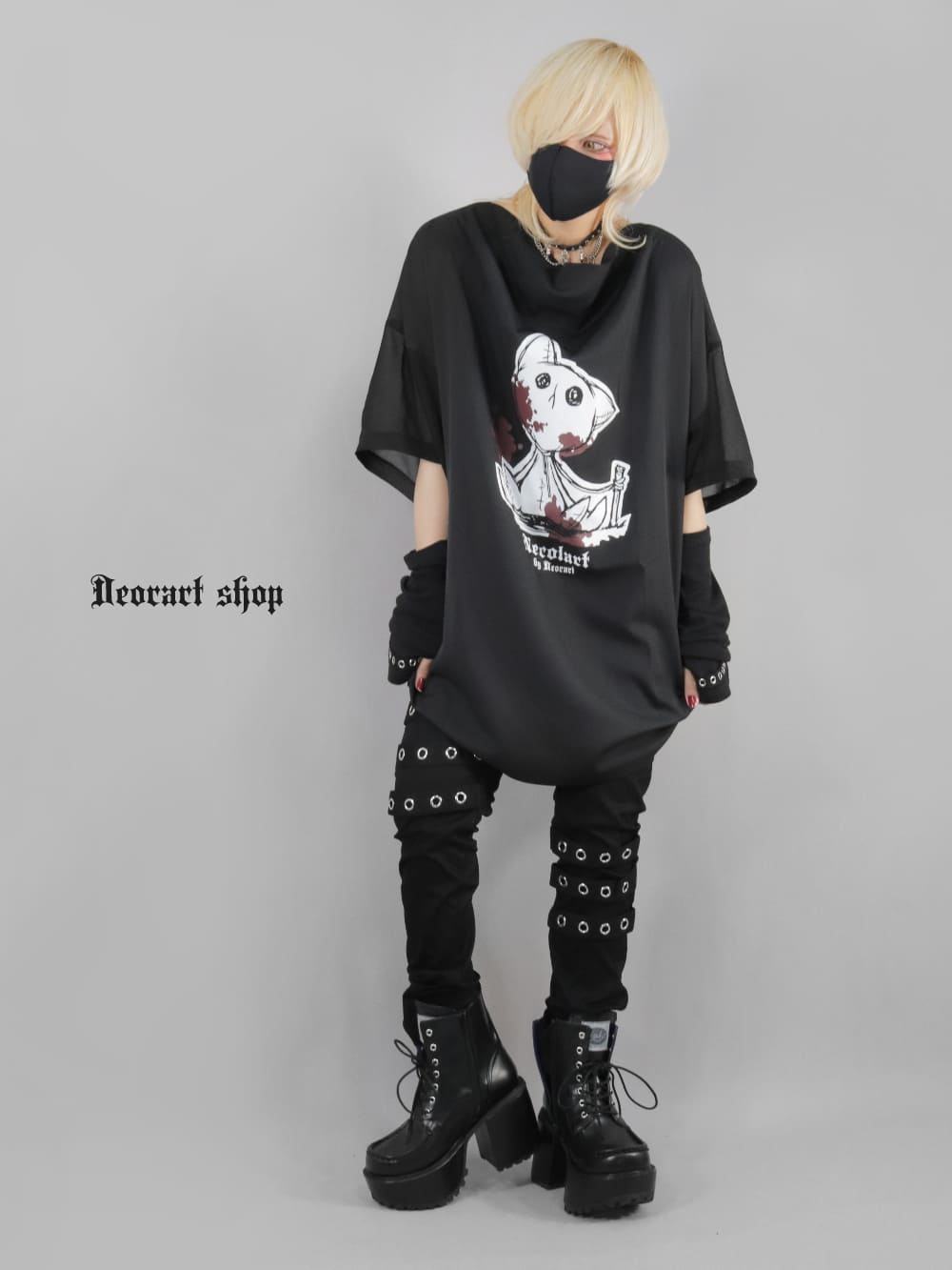 Deorart,ディオラート,通販,地雷系,原宿系,猫,ネコ,ぬいぐるみ,ホラー,ファッション,Tシャツ,オーバーサイズ,BIGサイズ,ゴス,ゴシック,メンズ,レディス,V系,goth,emo,punk,cyber,japan,fashion,rock,harajyuku,大きいサイズ,モード,服
