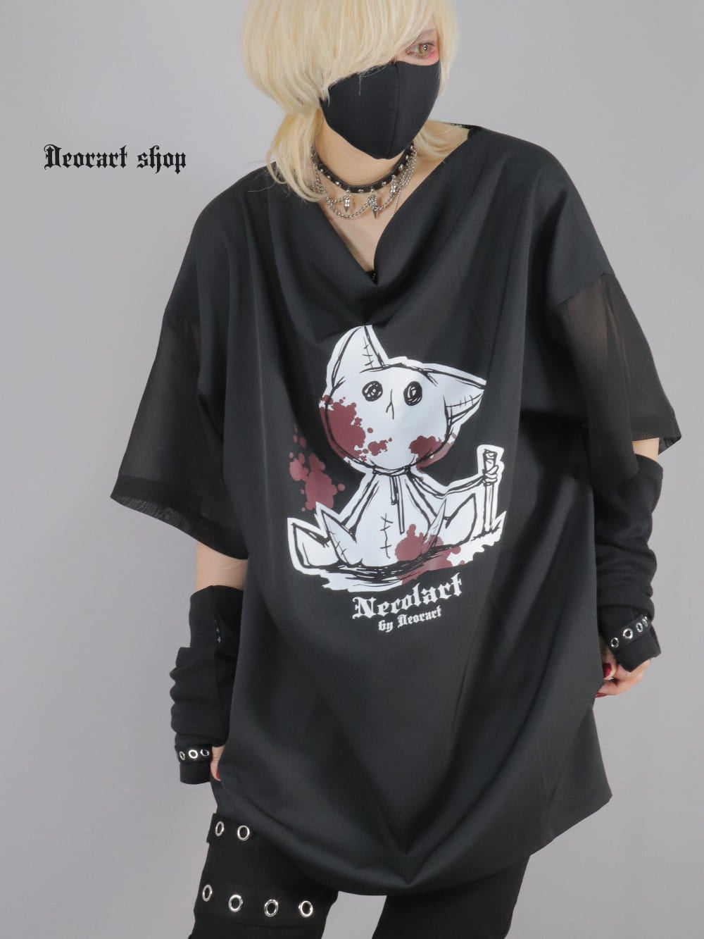 Deorart,ディオラート,通販,地雷系,原宿系,猫,ネコ,ぬいぐるみ,ホラー,ファッション,Tシャツ,オーバーサイズ,BIGサイズ,ゴス,ゴシック,メンズ,レディス,V系,goth,emo,punk,cyber,japan,fashion,rock,harajyuku,大きいサイズ,モード,服