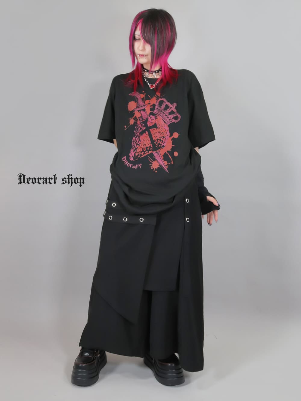 Deorart,ディオラート,モード,ゴシック,ファッション,いちご,苺,十字架,ホラー,V系,ヴィジュアル系,ホスト,バンド,シャツ,大人,ライブ,衣装,メンズ,レディス,通販,Goth,strawberry,Vkei,anime,goth,emo,fashion,japan,Jrock