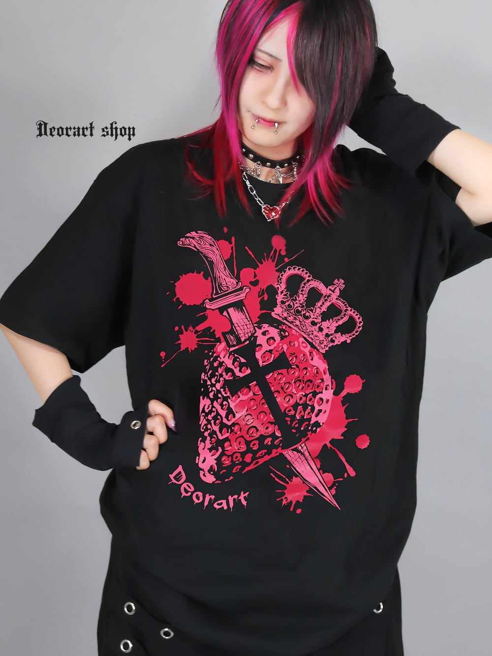 Deorart,ディオラート,モード,ゴシック,ファッション,いちご,苺,十字架,ホラー,V系,ヴィジュアル系,ホスト,バンド,シャツ,大人,ライブ,衣装,メンズ,レディス,通販,Goth,strawberry,Vkei,anime,goth,emo,fashion,japan,Jrock