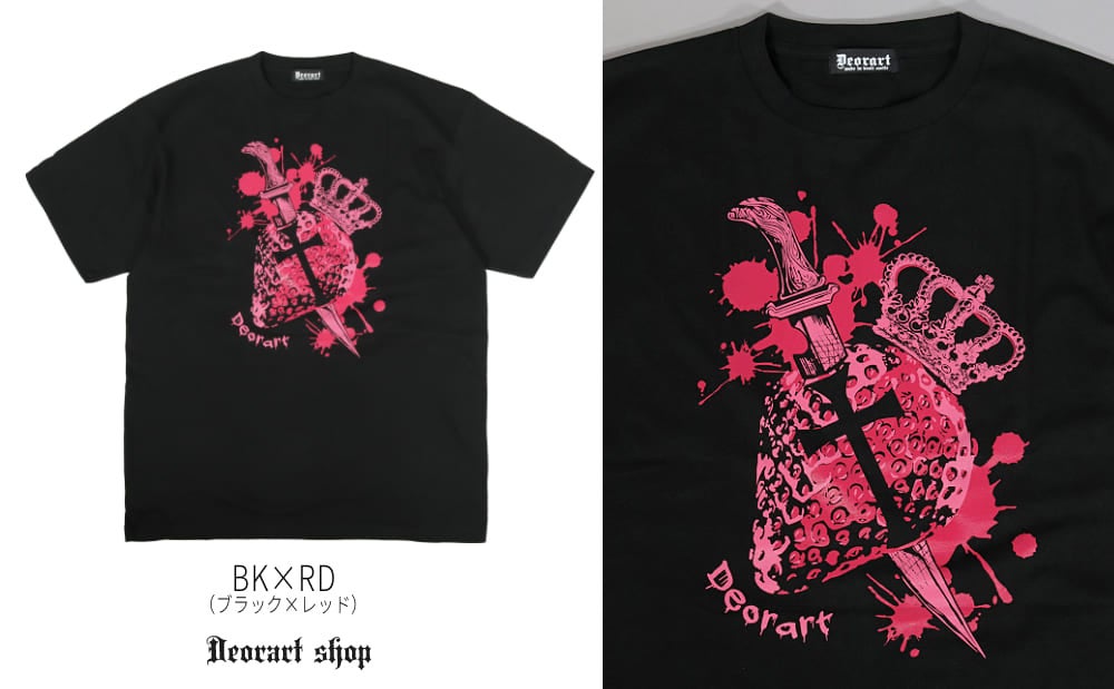 Deorart,ディオラート,モード,ゴシック,ファッション,いちご,苺,十字架,ホラー,V系,ヴィジュアル系,ホスト,バンド,シャツ,大人,ライブ,衣装,メンズ,レディス,通販,Goth,strawberry,Vkei,anime,goth,emo,fashion,japan,Jrock