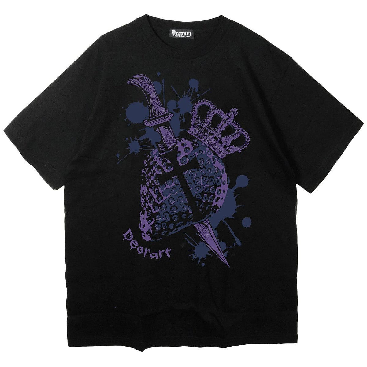 Deorart,ディオラート,モード,ゴシック,ファッション,いちご,苺,十字架,ホラー,V系,ヴィジュアル系,ホスト,バンド,シャツ,大人,ライブ,衣装,メンズ,レディス,通販,Goth,strawberry,Vkei,anime,goth,emo,fashion,japan,Jrock