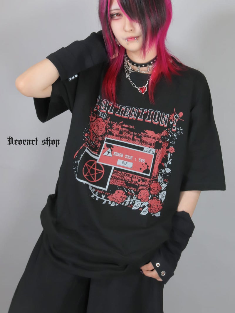 Deorart,ディオラート,モード,ゴシック,ファッション,エラーコード,ブルースクリーン,魔法陣,ホラー,ウェブコア,V系,ヴィジュアル系,ホスト,バンド,シャツ,大人,ライブ,衣装,メンズ,レディス,通販,web core,Vkei,anime,goth,emo,fashion,japan,Jrock