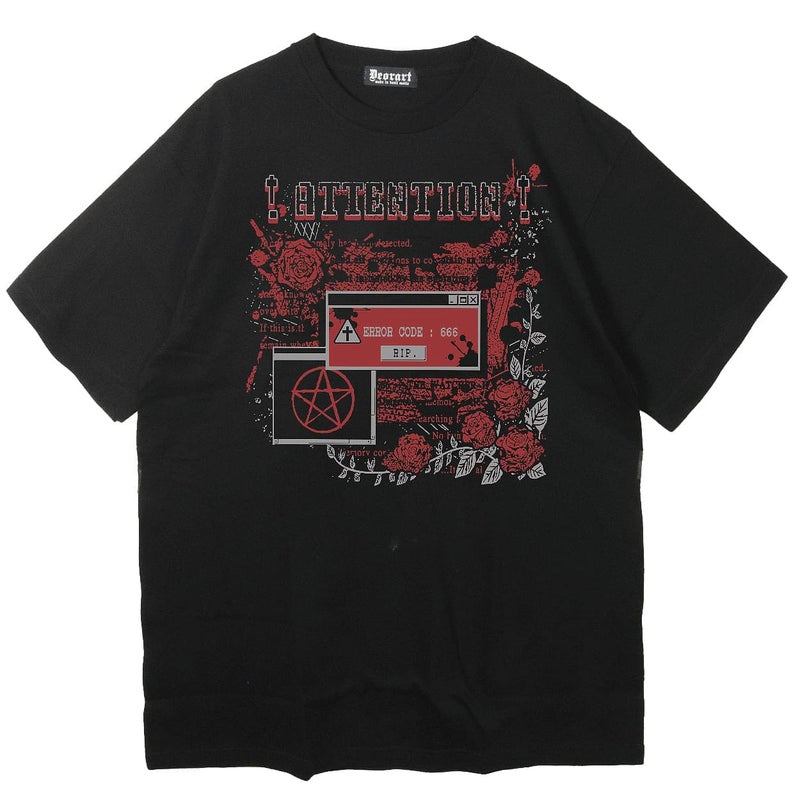Deorart,ディオラート,モード,ゴシック,ファッション,エラーコード,ブルースクリーン,魔法陣,ホラー,ウェブコア,V系,ヴィジュアル系,ホスト,バンド,シャツ,大人,ライブ,衣装,メンズ,レディス,通販,web core,Vkei,anime,goth,emo,fashion,japan,Jrock