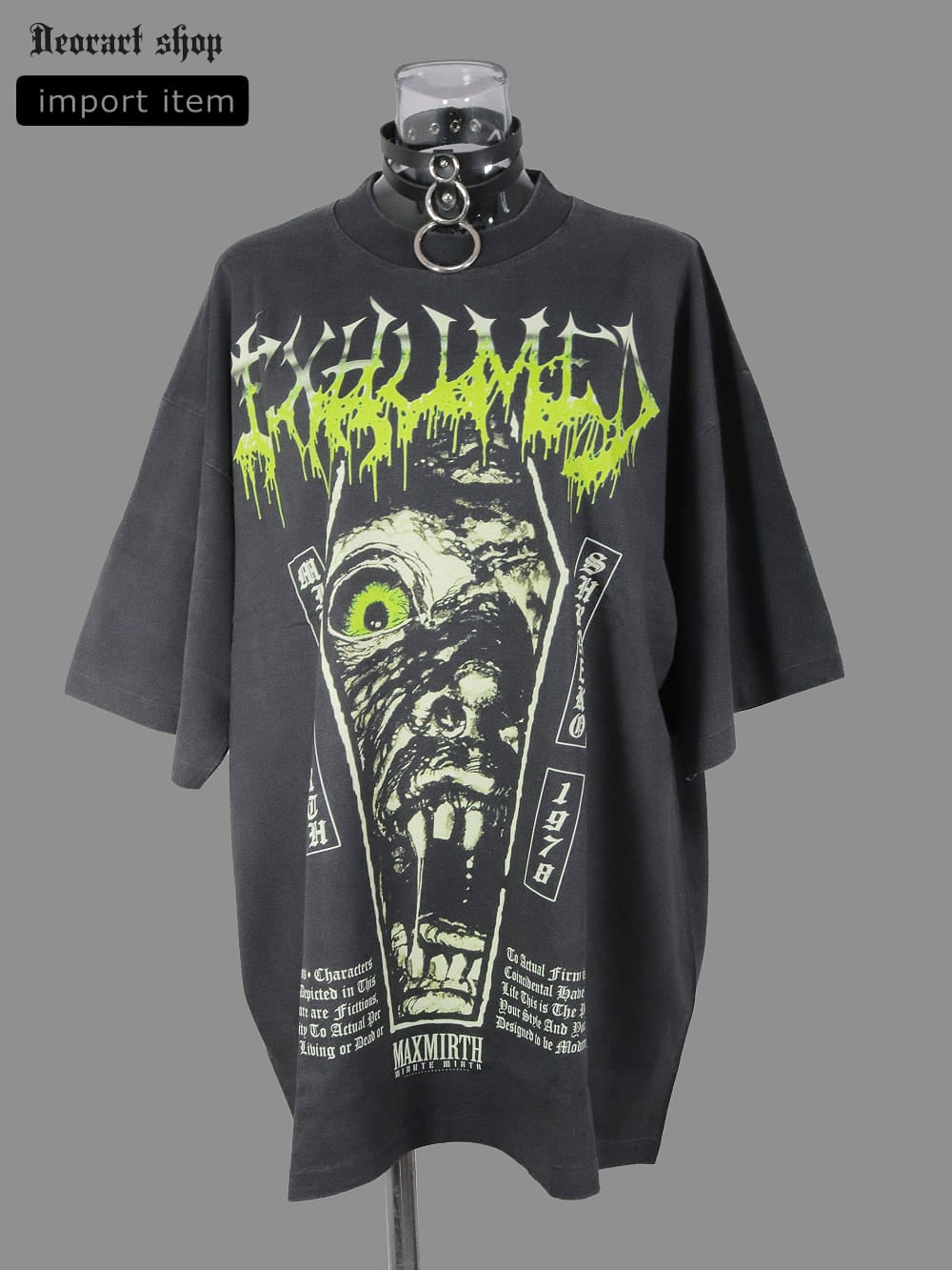 Deorart,ディオラート,通販,レトロ,Y2K,ファッション,Tシャツ,オーバーサイズ,BIGサイズ,古着,ヴィンテージ,日本未発売,棺桶,棺,ゾンビ,ホラー,ゴシック,プリントT,平成レトロ,メンズ,レディス,V系,emo,punk,cyber,japan,fashion,rock,harajyuku,大きいサイズ,モード,服