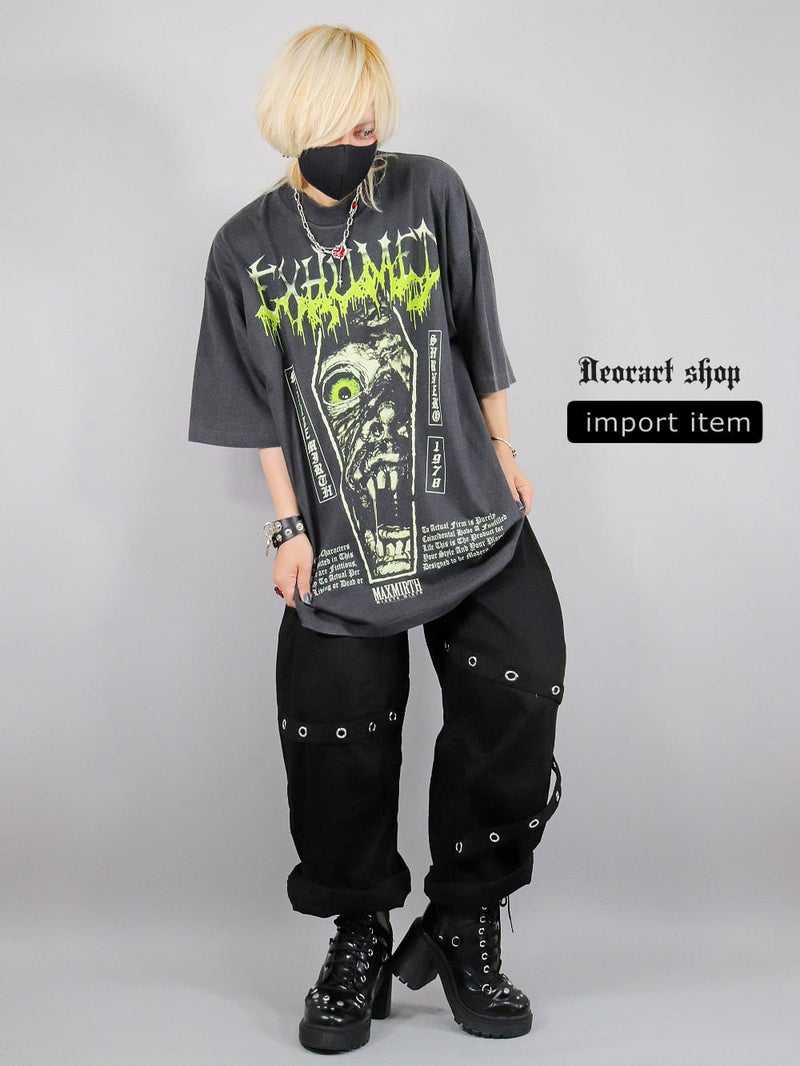Deorart,ディオラート,通販,レトロ,Y2K,ファッション,Tシャツ,オーバーサイズ,BIGサイズ,古着,ヴィンテージ,日本未発売,棺桶,棺,ゾンビ,ホラー,ゴシック,プリントT,平成レトロ,メンズ,レディス,V系,emo,punk,cyber,japan,fashion,rock,harajyuku,大きいサイズ,モード,服