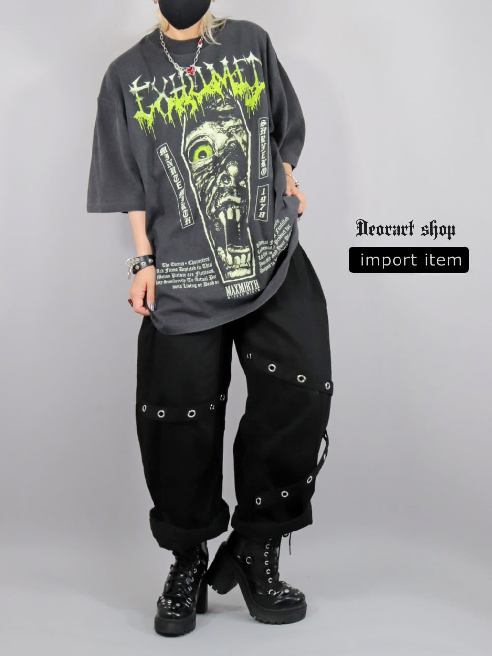 Deorart,ディオラート,通販,レトロ,Y2K,ファッション,Tシャツ,オーバーサイズ,BIGサイズ,古着,ヴィンテージ,日本未発売,棺桶,棺,ゾンビ,ホラー,ゴシック,プリントT,平成レトロ,メンズ,レディス,V系,emo,punk,cyber,japan,fashion,rock,harajyuku,大きいサイズ,モード,服