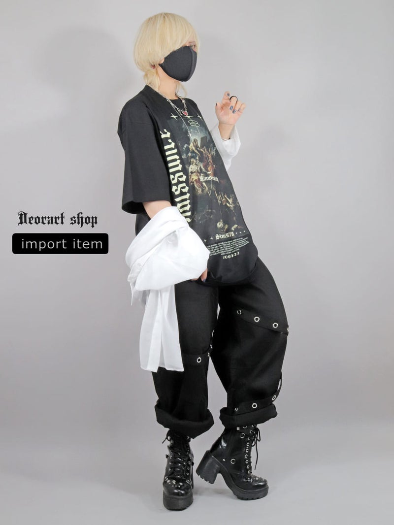 Deorart,ディオラート,通販,レトロ,Y2K,ファッション,Tシャツ,オーバーサイズ,BIGサイズ,古着,ヴィンテージ,日本未発売,ゴス,ゴシック,絵画,バンドT,天使,悪魔,メンズ,レディス,V系,emo,punk,cyber,japan,fashion,rock,harajyuku,大きいサイズ,モード,服