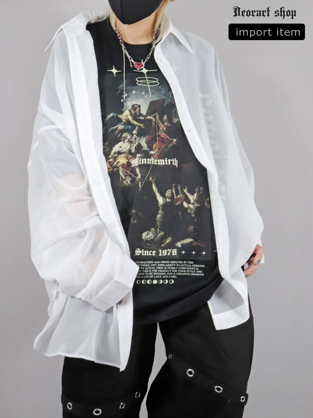 Deorart,ディオラート,通販,レトロ,Y2K,ファッション,Tシャツ,オーバーサイズ,BIGサイズ,古着,ヴィンテージ,日本未発売,ゴス,ゴシック,絵画,バンドT,天使,悪魔,メンズ,レディス,V系,emo,punk,cyber,japan,fashion,rock,harajyuku,大きいサイズ,モード,服