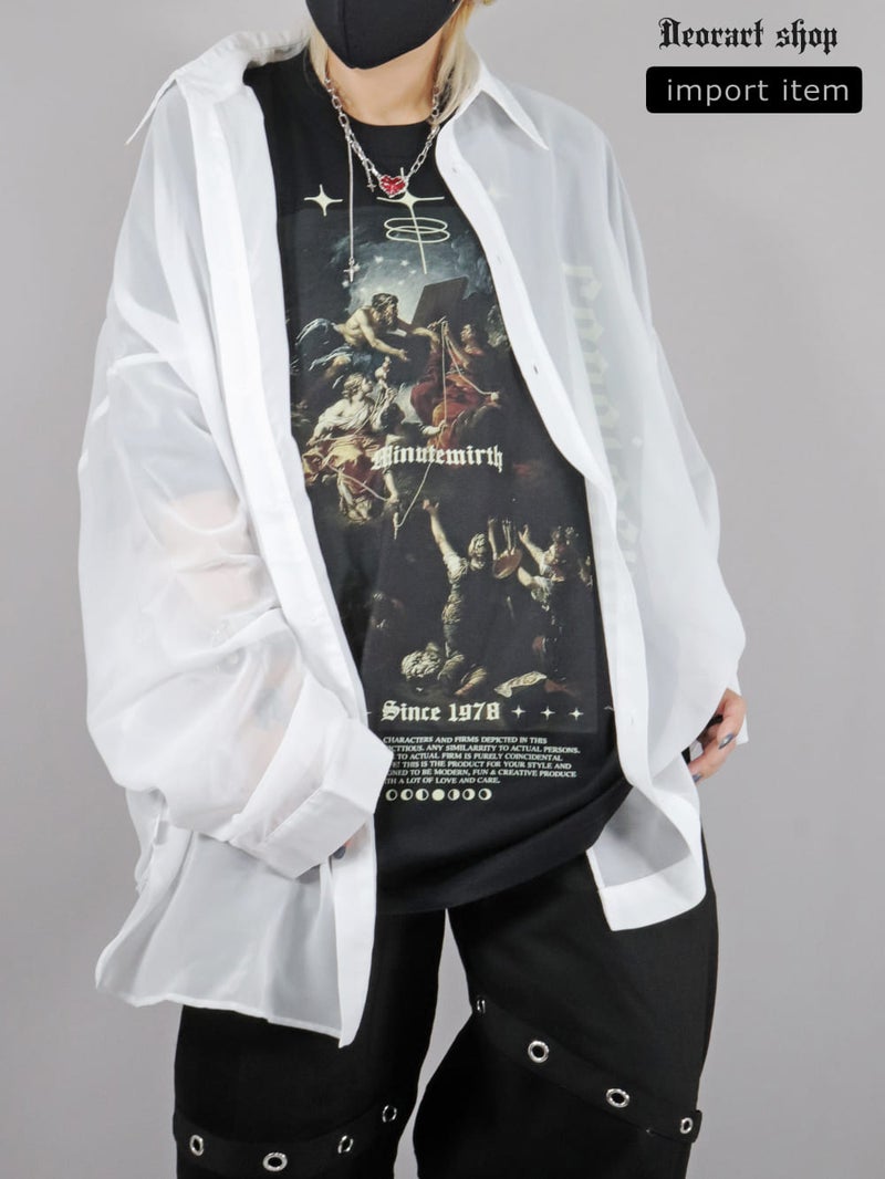 Deorart,ディオラート,通販,レトロ,Y2K,ファッション,Tシャツ,オーバーサイズ,BIGサイズ,古着,ヴィンテージ,日本未発売,ゴス,ゴシック,絵画,バンドT,天使,悪魔,メンズ,レディス,V系,emo,punk,cyber,japan,fashion,rock,harajyuku,大きいサイズ,モード,服