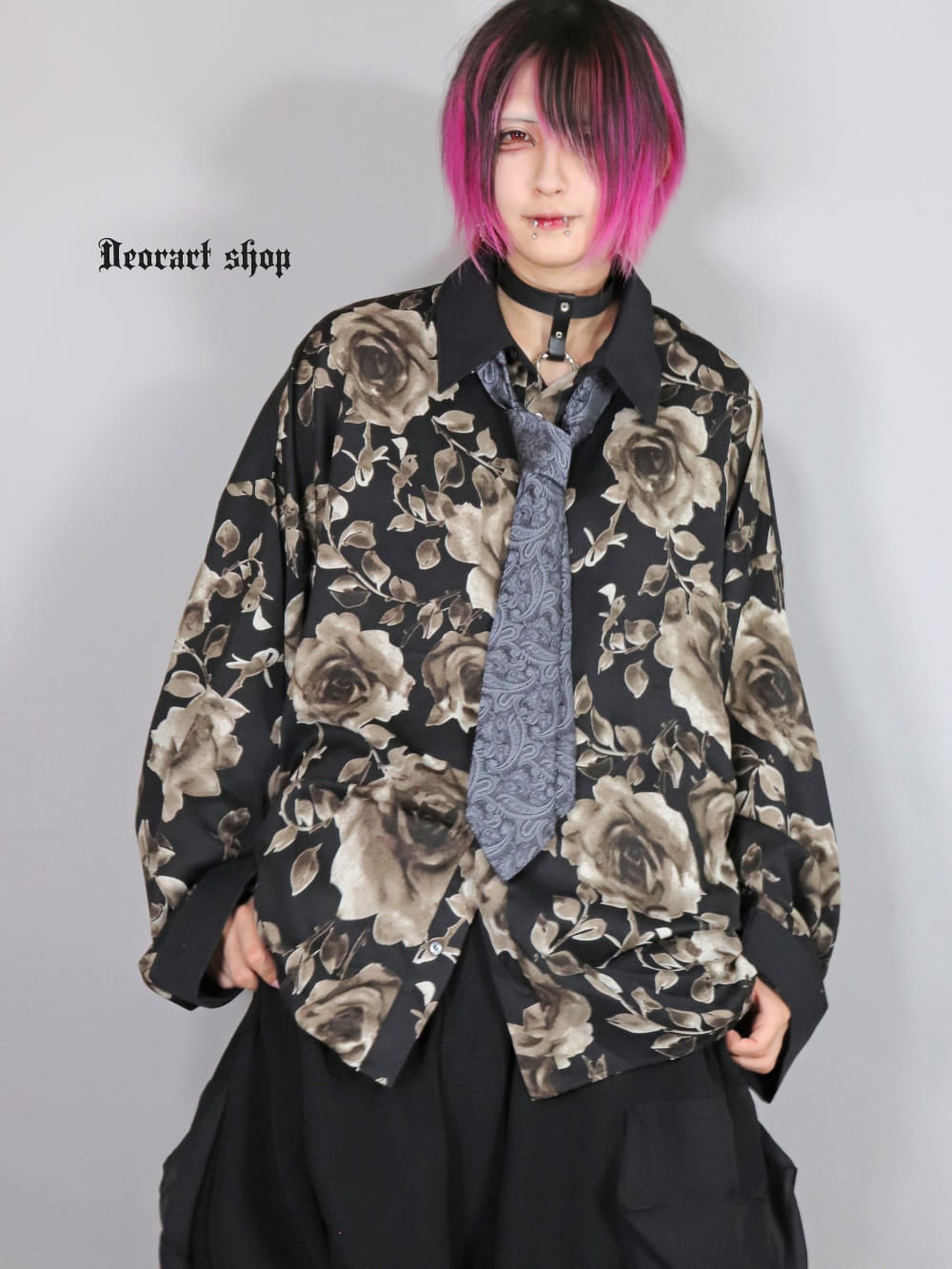 Deorart,ディオラート,モード,ゴシック,サブカル,花柄,スカーフ柄,シャツ,ファッション,V系,ヴィジュアル系,ホスト,バンド,大人,ライブ,衣装,メンズ,レディス,通販,Vkei,anime,goth,emo,fashion,japan,Jrock