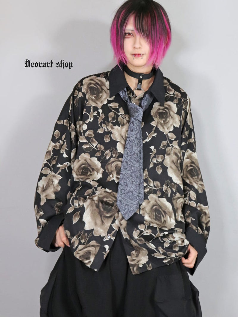 Deorart,ディオラート,モード,ゴシック,サブカル,花柄,スカーフ柄,シャツ,ファッション,V系,ヴィジュアル系,ホスト,バンド,大人,ライブ,衣装,メンズ,レディス,通販,Vkei,anime,goth,emo,fashion,japan,Jrock