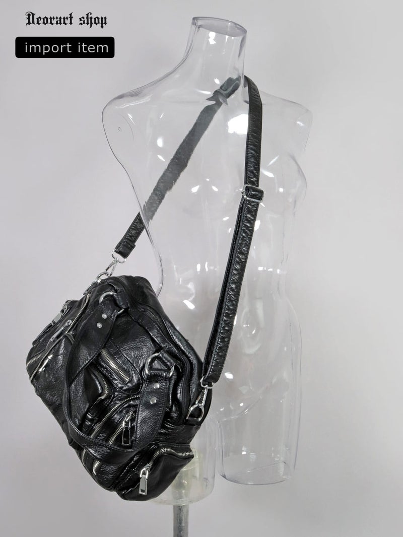 Deorart,ゴシックパンク,Y2K,地雷系,V系,バッグ,ショルダー,肩掛け,ボストンバッグ,シボ,メンズ,レディス,ライブ,通販,ヴィジュアル系,20代,30代,40代,かっこいい,プレゼント,ギフト