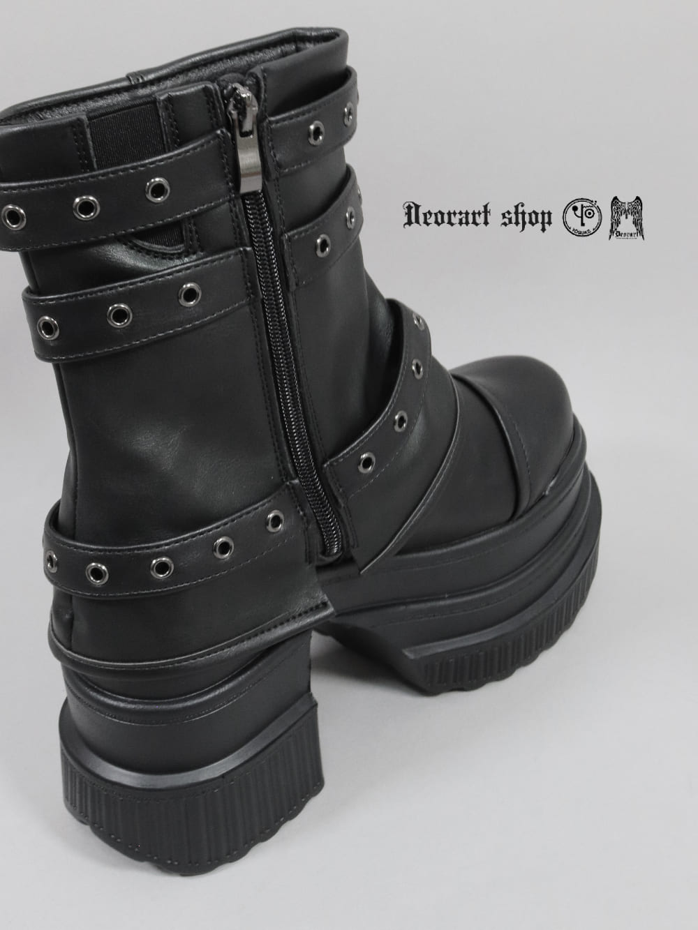 Deorart,ディオラート,通販,ブーツ,黒,ブラック,シューズ,スタッズ,ハーネス,厚底ブーツ,ショートブーツ,かっこいい,メンズ,レディース,ゴシック,V系,地雷系,原宿,歩きやすい,疲れにくい
