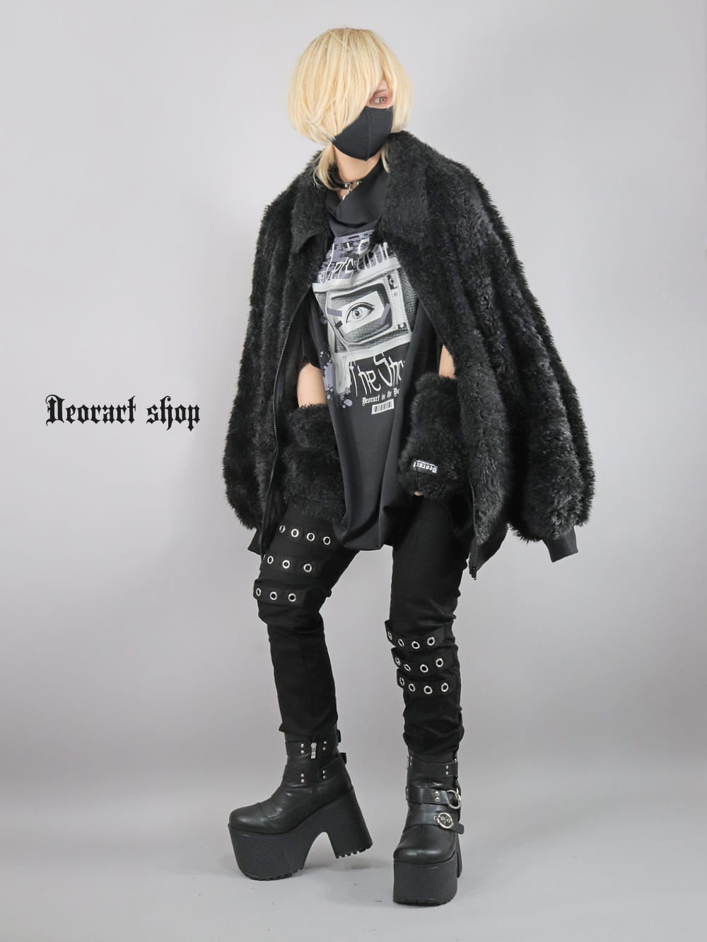Deorart,ディオラート,通販,ブーツ,黒,ブラック,シューズ,スタッズ,ハーネス,厚底ブーツ,ショートブーツ,かっこいい,メンズ,レディース,ゴシック,V系,地雷系,原宿,歩きやすい,疲れにくい
