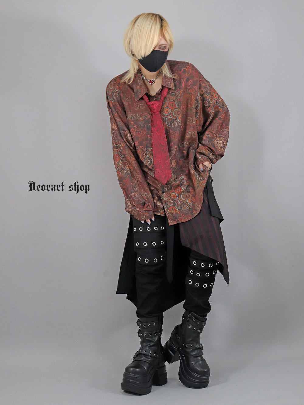Deorart,ディオラート,モード,ゴシック,ファッション,ペイズリー柄,シャツ,V系,ヴィジュアル系,ホスト,バンド,大人,ライブ,衣装,メンズ,レディス,通販,Vkei,anime,goth,emo,fashion,japan,Jrock